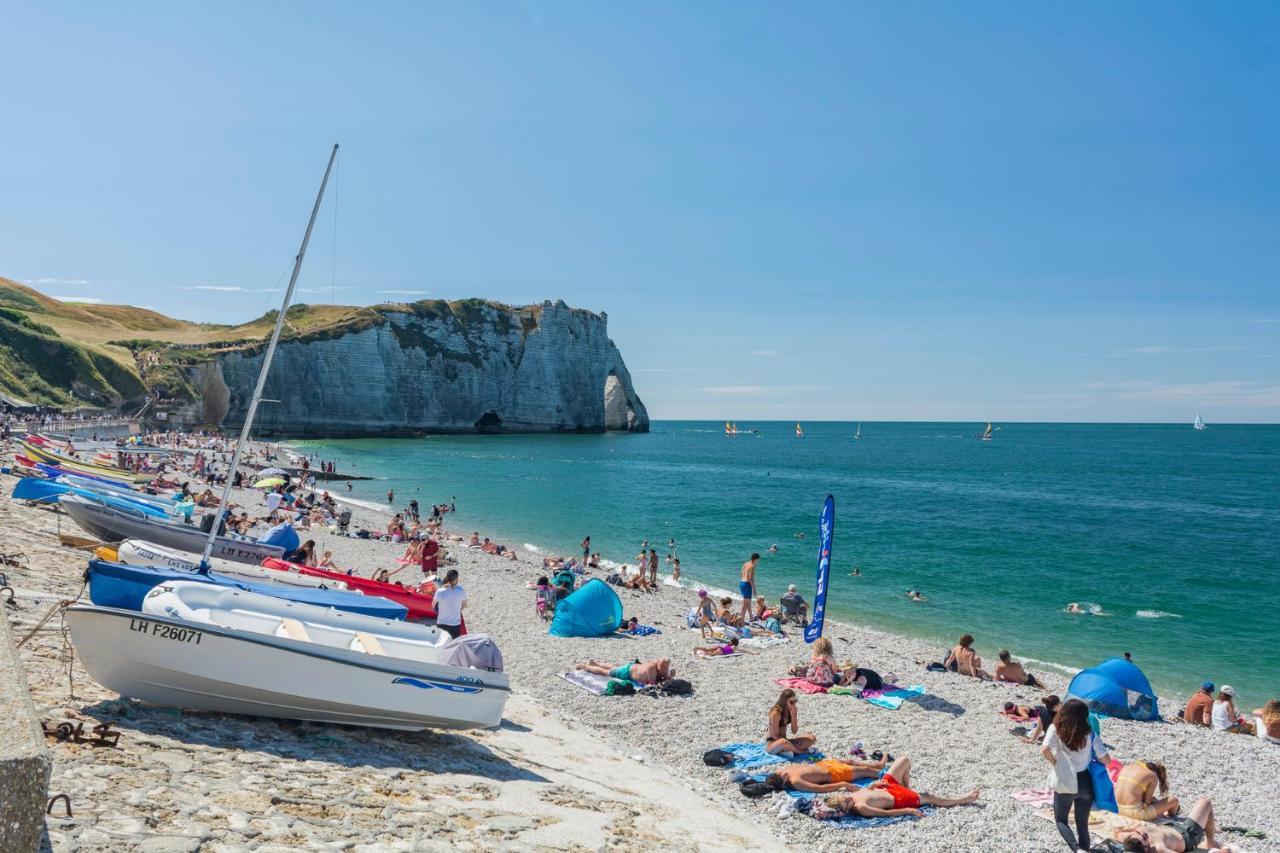 La Belle Vue Le Diamant Des Yeux Mer Et Golf Front Mer Etretat Ngoại thất bức ảnh